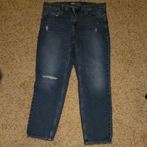 Old Navy Men's Straight Jeans - Dark Blue
